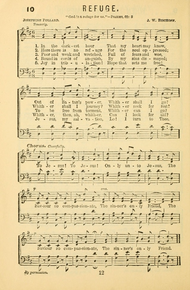 Songs of Refreshing: adapted for use in revival meetings, camp meetings, and the social services of the church. page 12