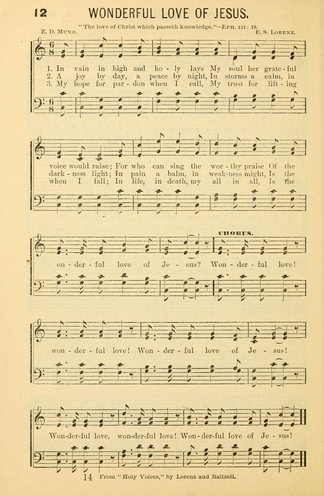 Songs of Refreshing: adapted for use in revival meetings, camp meetings, and the social services of the church. page 14