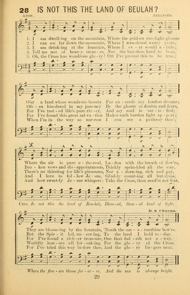 Songs of Refreshing: adapted for use in revival meetings, camp meetings, and the social services of the church. page 29