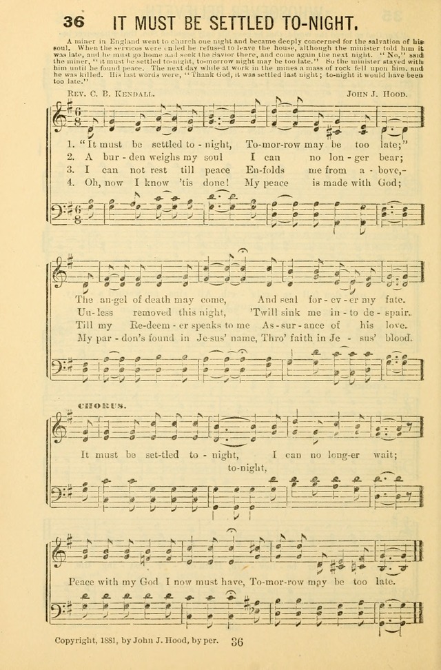 Songs of Refreshing: adapted for use in revival meetings, camp meetings, and the social services of the church. page 36
