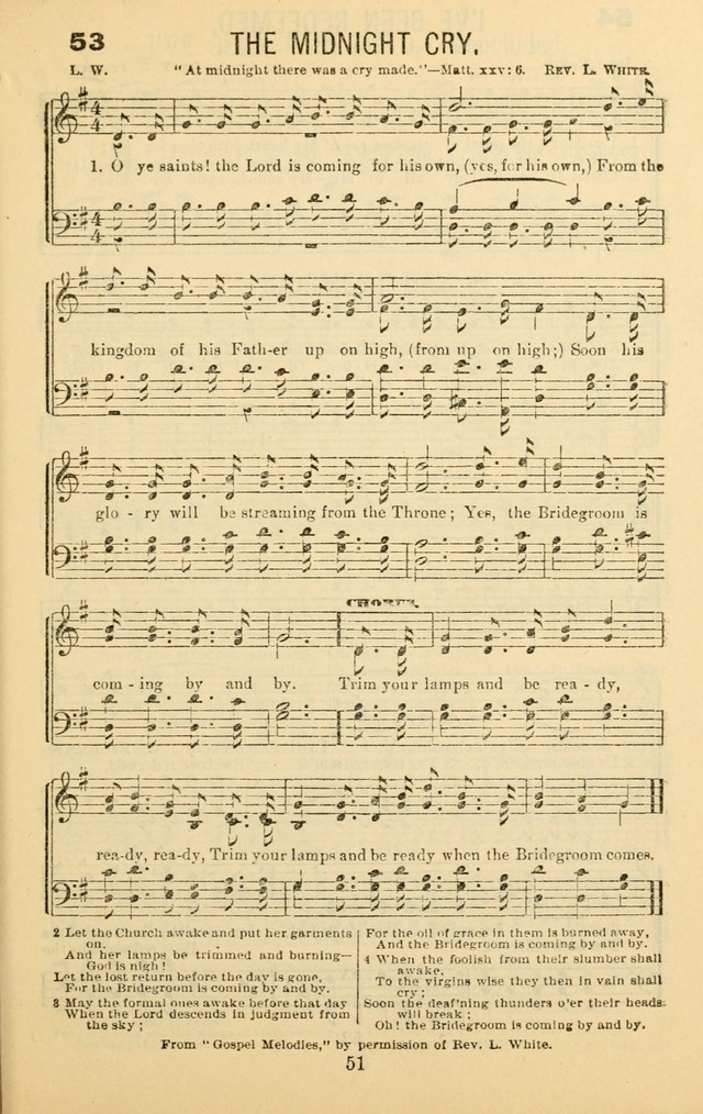 Songs of Refreshing: adapted for use in revival meetings, camp meetings, and the social services of the church. page 51