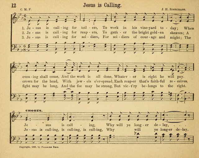 Songs of Rejoicing: a collection of new songs for the Sunday-school page 12