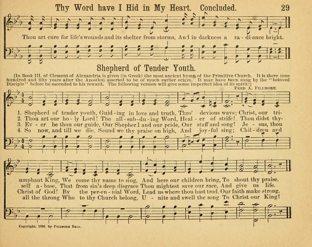 Songs of Rejoicing: a collection of new songs for the Sunday-school page 29