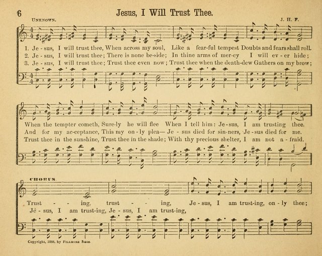 Songs of Rejoicing: a collection of new songs for the Sunday-school page 6