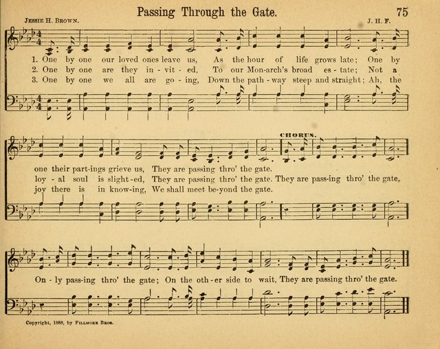 Songs of Rejoicing: a collection of new songs for the Sunday-school page 75