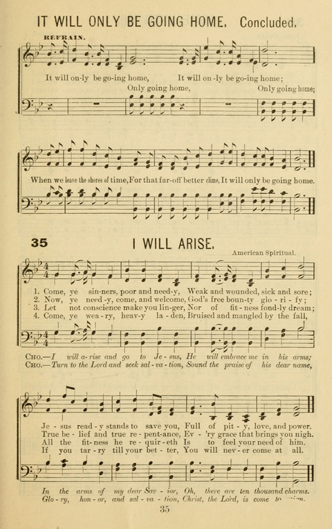 Songs of Refreshing No. 2: Adapted for use in revival meetings, camp meetings, and social service of the church page 33