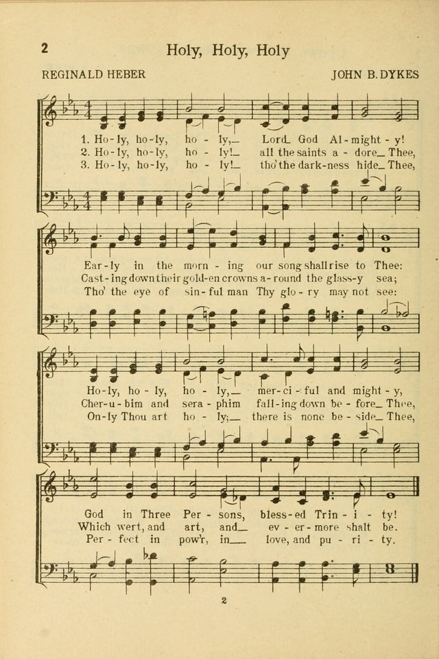 Songs of Service: for use in assemblies of young people and older boys and girls page 2