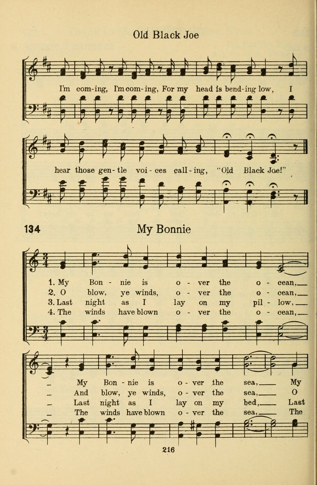 Songs of Service: for use in assemblies of young people and older boys and girls page 218