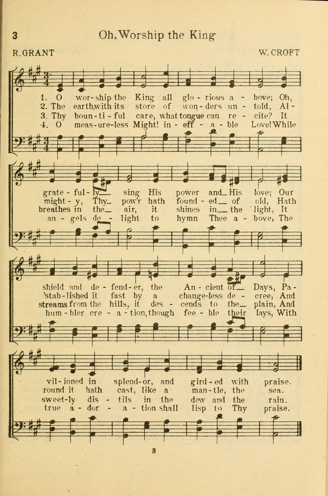 Songs of Service: for use in assemblies of young people and older boys and girls page 3