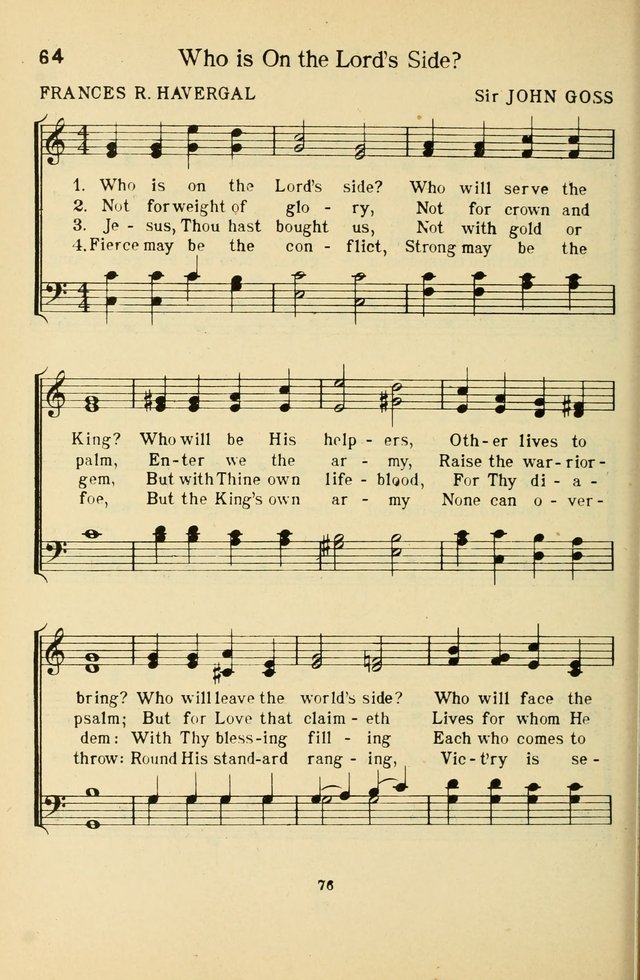 Songs of Service: for use in assemblies of young people and older boys and girls page 78