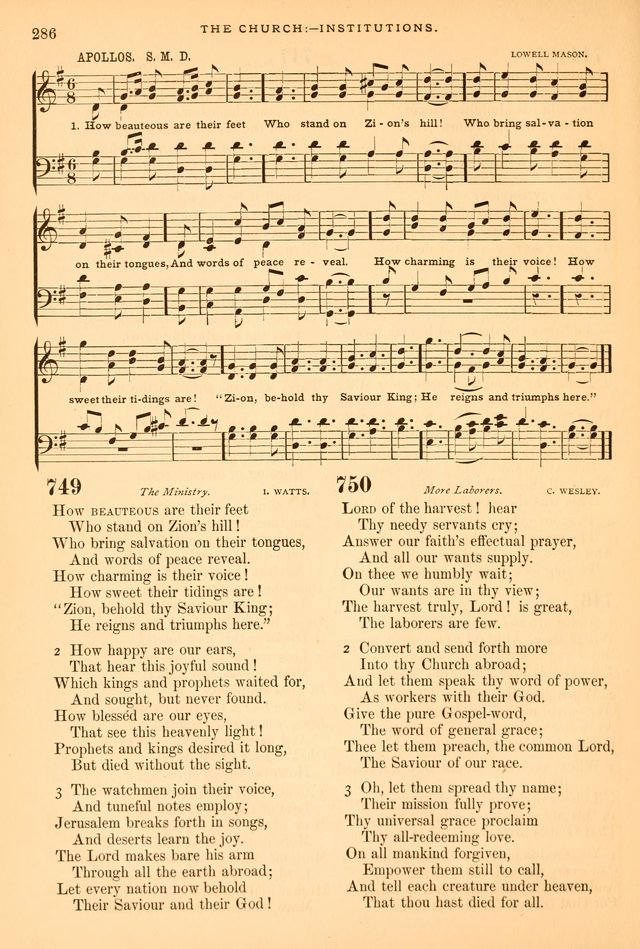 A Selection of Spiritual Songs: with music for the Church and the Choir page 297