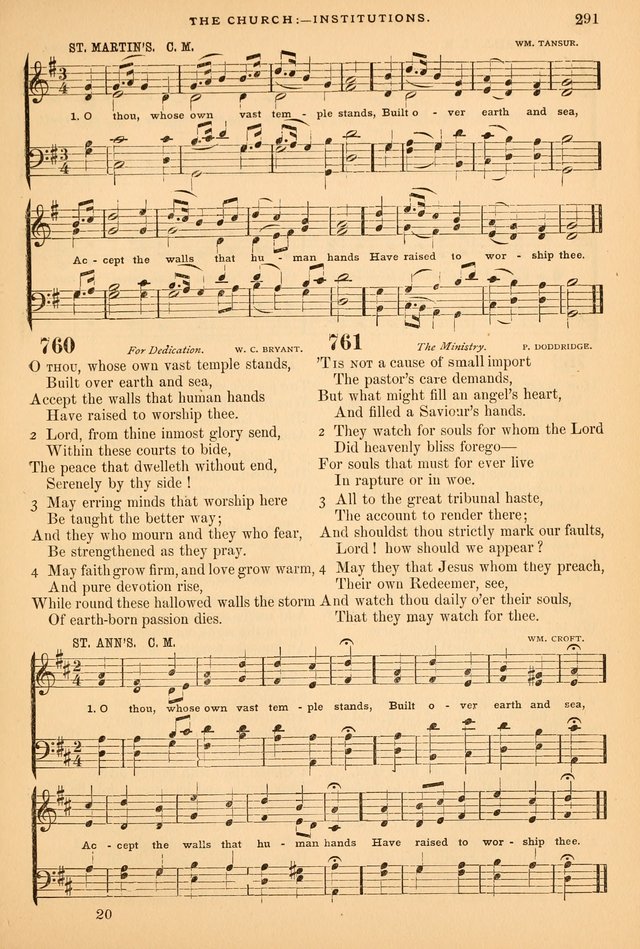 A Selection of Spiritual Songs: with music for the Church and the Choir page 302