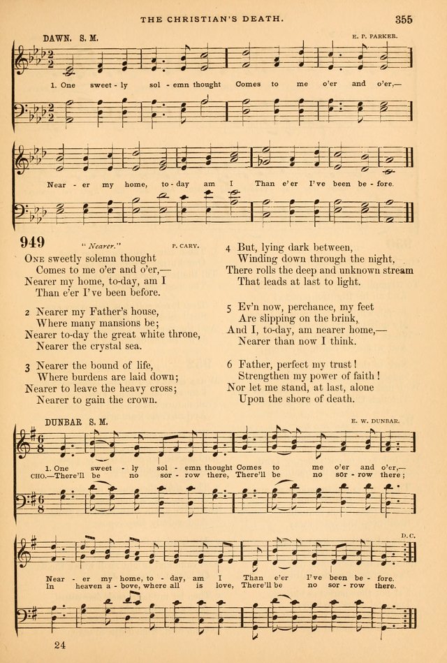 A Selection of Spiritual Songs: with music for the Church and the Choir page 366