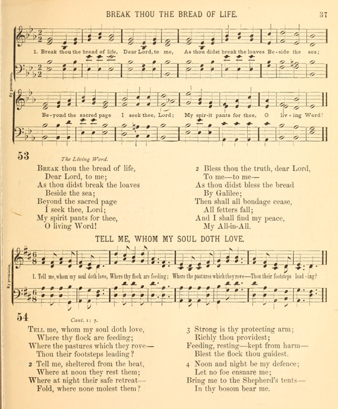 A Selection of Spiritual Songs: with music, for the Sunday-school page 35