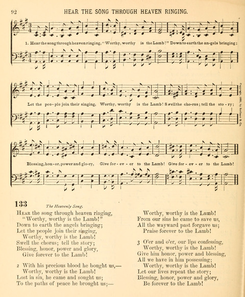 A Selection of Spiritual Songs: with music, for the Sunday-school page 90