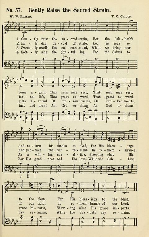 The Songs of Zion: A Collection of Choice Songs page 57