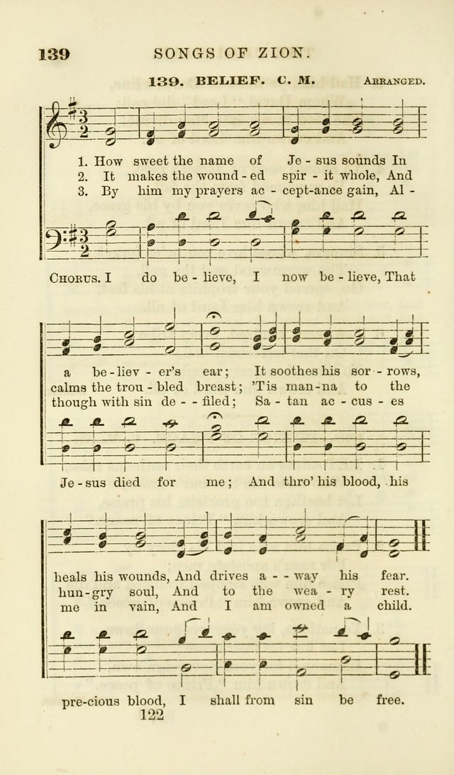 Songs of Zion Enlarged: a manual of the best and most popular hymns and tunes, for social and private devotion page 129