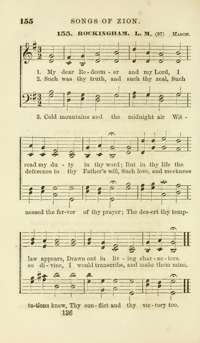 Songs of Zion Enlarged: a manual of the best and most popular hymns and tunes, for social and private devotion page 143