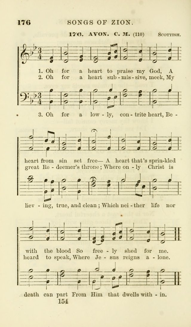 Songs of Zion Enlarged: a manual of the best and most popular hymns and tunes, for social and private devotion page 161
