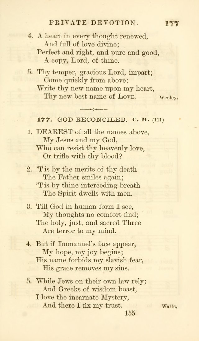 Songs of Zion Enlarged: a manual of the best and most popular hymns and tunes, for social and private devotion page 162