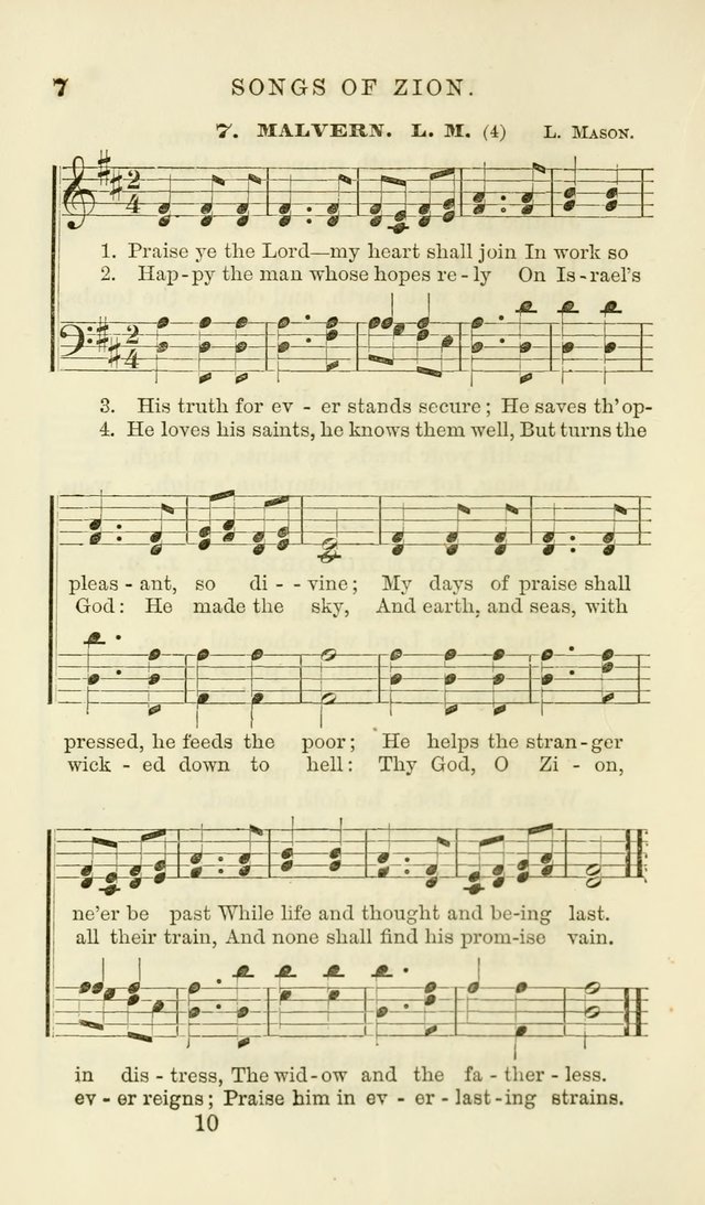 Songs of Zion Enlarged: a manual of the best and most popular hymns and tunes, for social and private devotion page 17