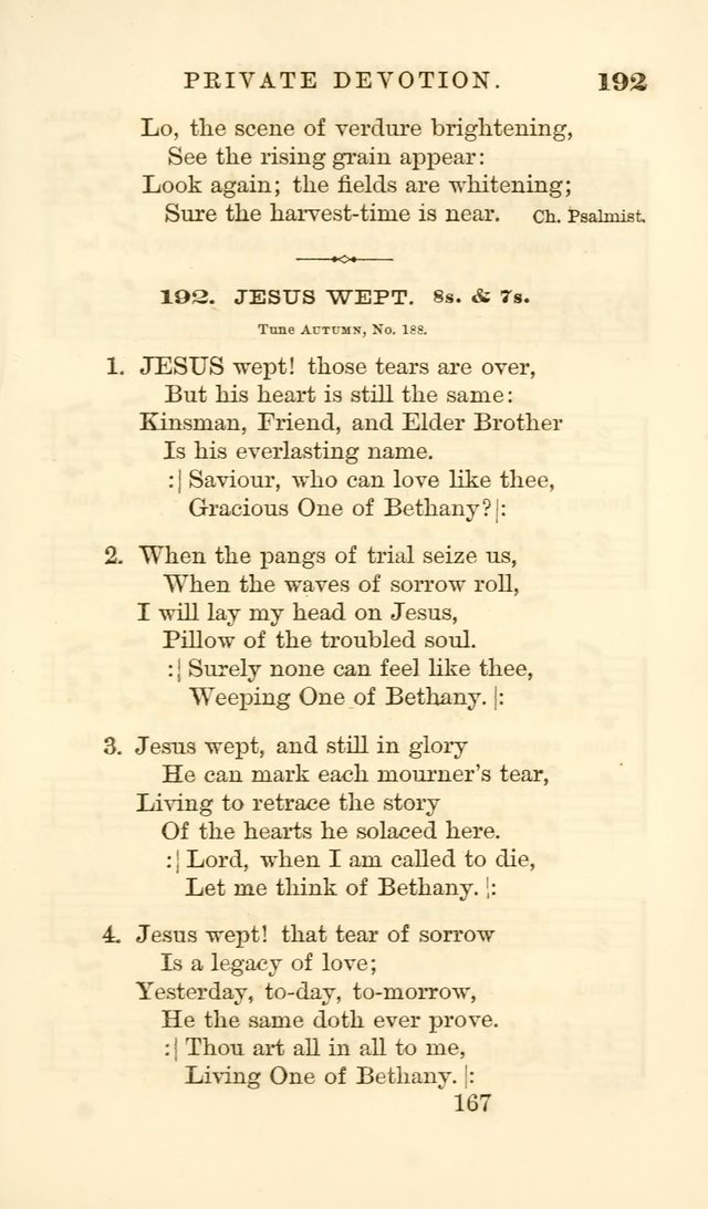 Songs of Zion Enlarged: a manual of the best and most popular hymns and tunes, for social and private devotion page 174