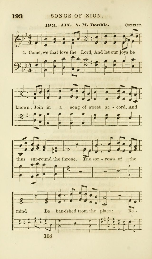 Songs of Zion Enlarged: a manual of the best and most popular hymns and tunes, for social and private devotion page 175