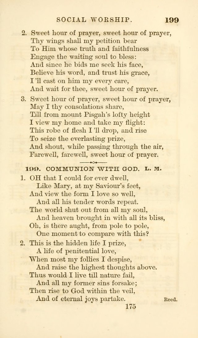 Songs of Zion Enlarged: a manual of the best and most popular hymns and tunes, for social and private devotion page 182