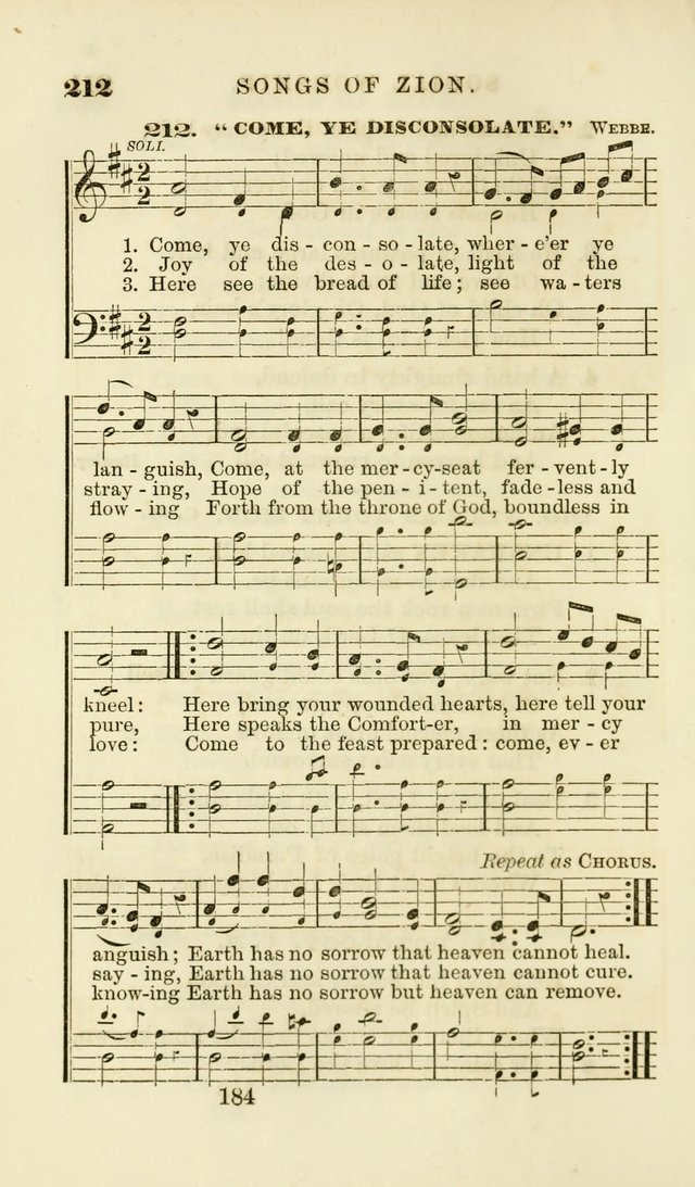 Songs of Zion Enlarged: a manual of the best and most popular hymns and tunes, for social and private devotion page 193