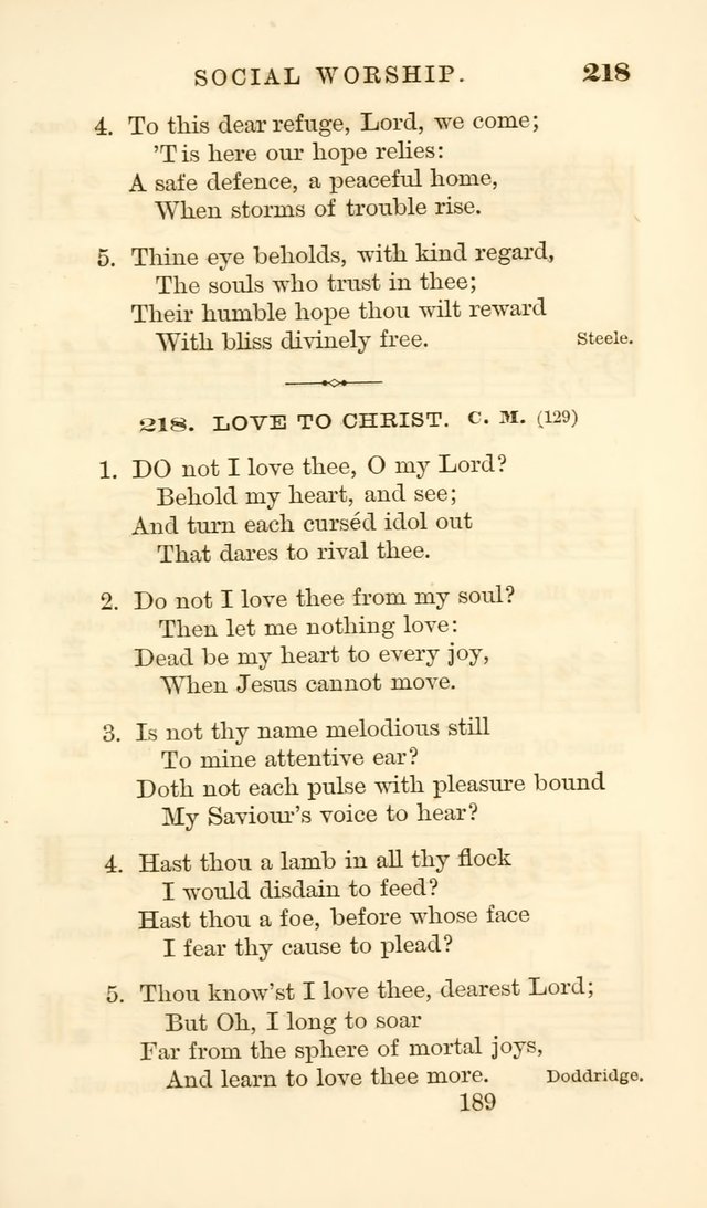 Songs of Zion Enlarged: a manual of the best and most popular hymns and tunes, for social and private devotion page 198