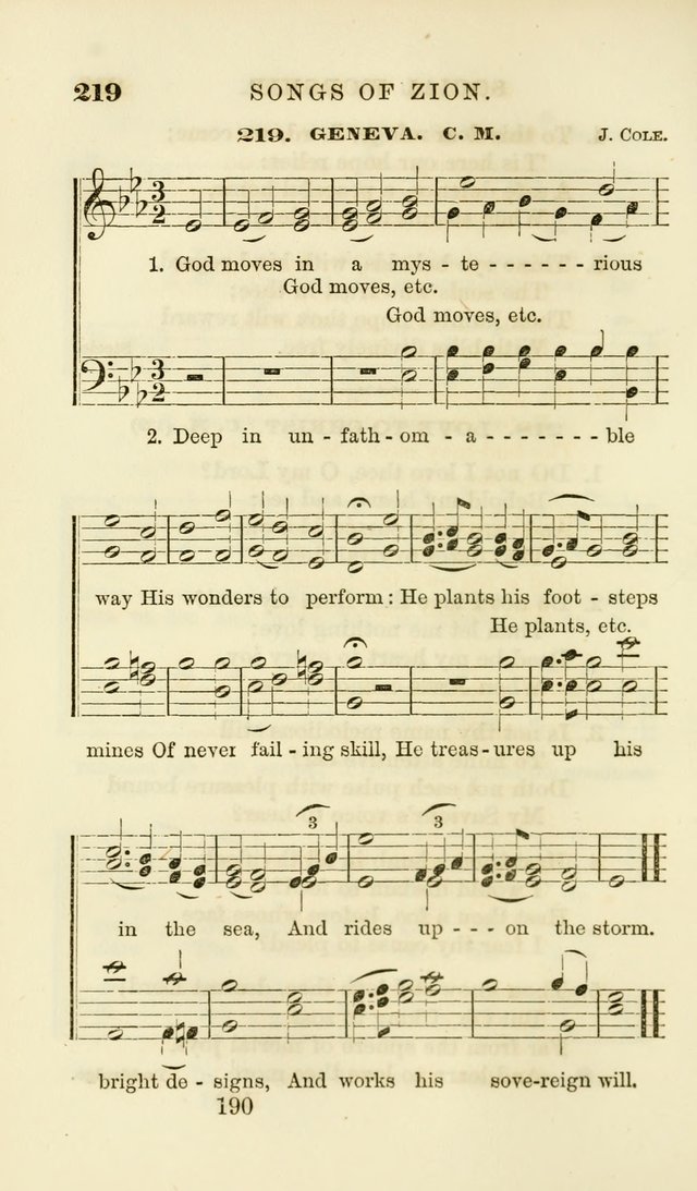 Songs of Zion Enlarged: a manual of the best and most popular hymns and tunes, for social and private devotion page 199