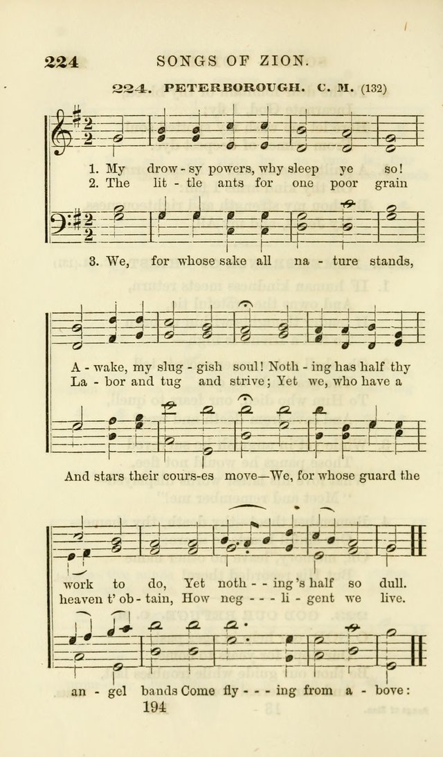Songs of Zion Enlarged: a manual of the best and most popular hymns and tunes, for social and private devotion page 203
