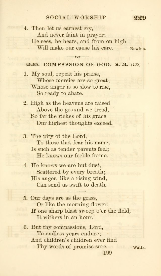 Songs of Zion Enlarged: a manual of the best and most popular hymns and tunes, for social and private devotion page 208