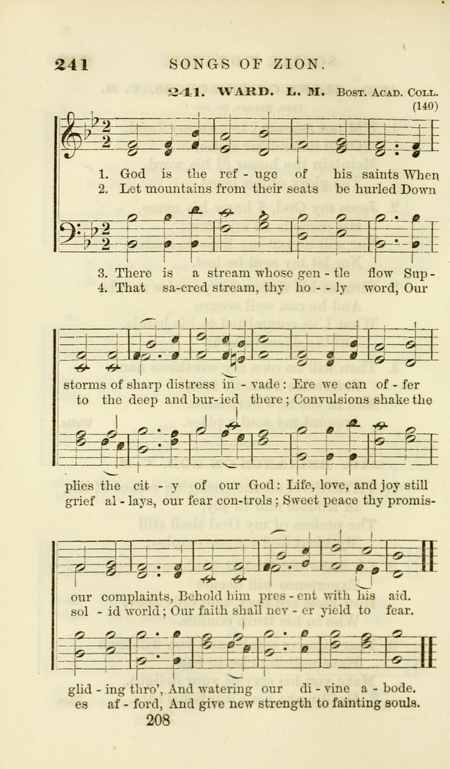 Songs of Zion Enlarged: a manual of the best and most popular hymns and tunes, for social and private devotion page 217