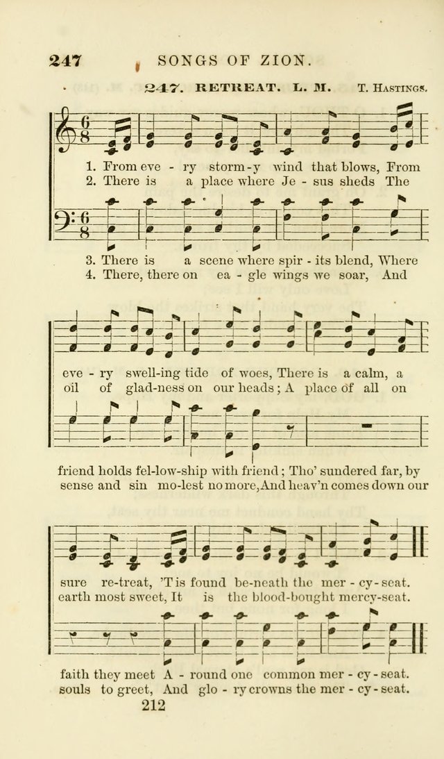 Songs of Zion Enlarged: a manual of the best and most popular hymns and tunes, for social and private devotion page 221