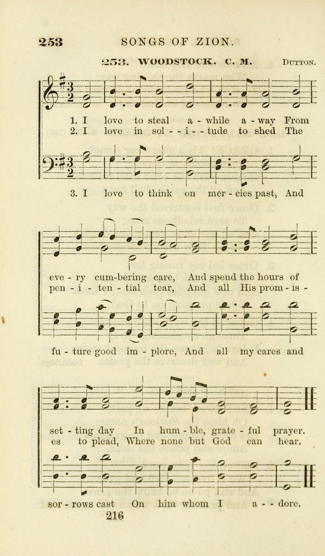 Songs of Zion Enlarged: a manual of the best and most popular hymns and tunes, for social and private devotion page 225