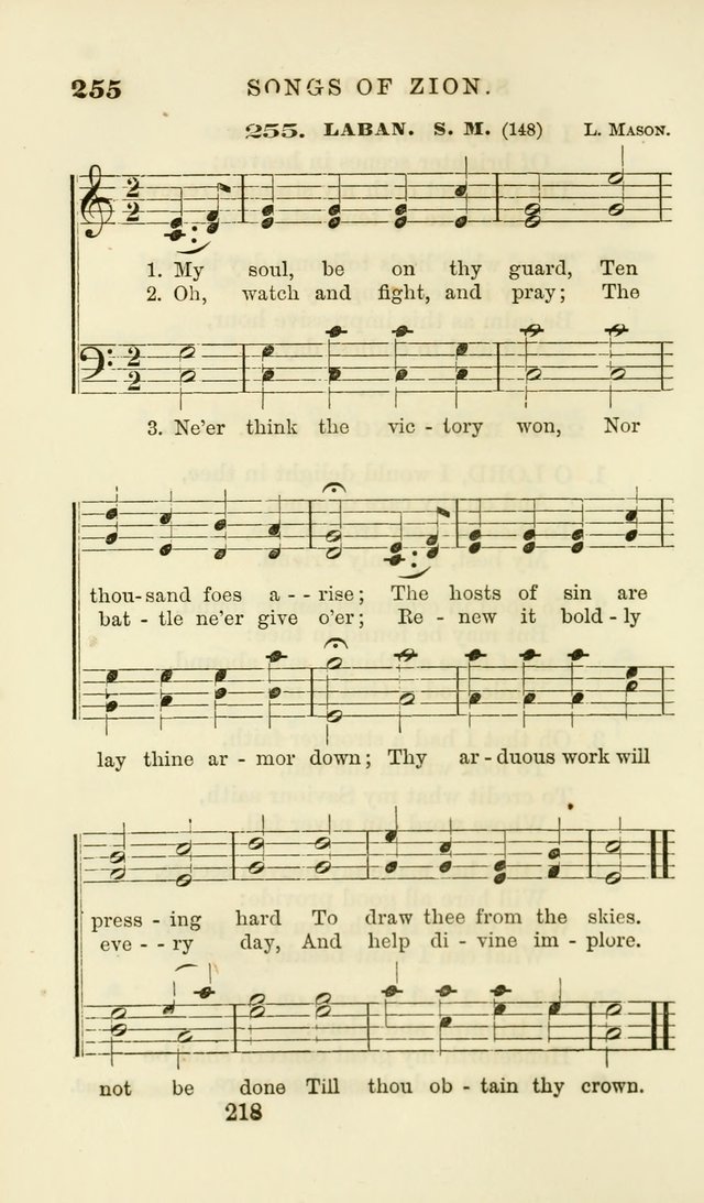 Songs of Zion Enlarged: a manual of the best and most popular hymns and tunes, for social and private devotion page 227