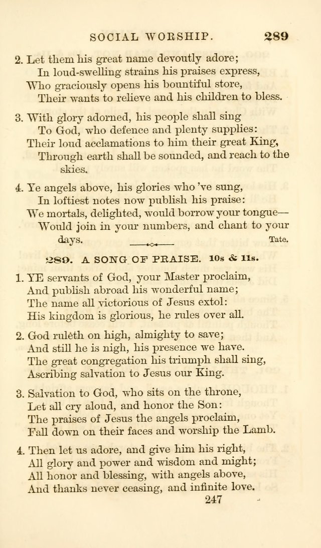 Songs of Zion Enlarged: a manual of the best and most popular hymns and tunes, for social and private devotion page 256