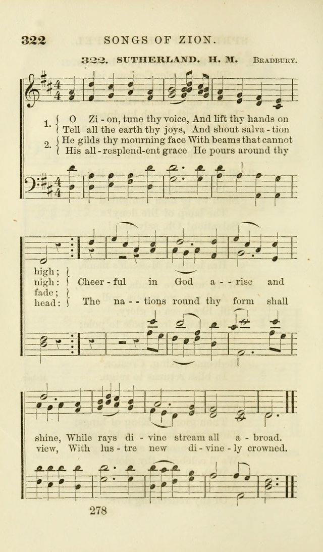 Songs of Zion Enlarged: a manual of the best and most popular hymns and tunes, for social and private devotion page 287