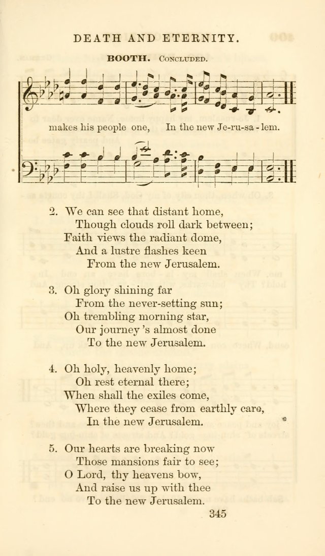 Songs of Zion Enlarged: a manual of the best and most popular hymns and tunes, for social and private devotion page 354