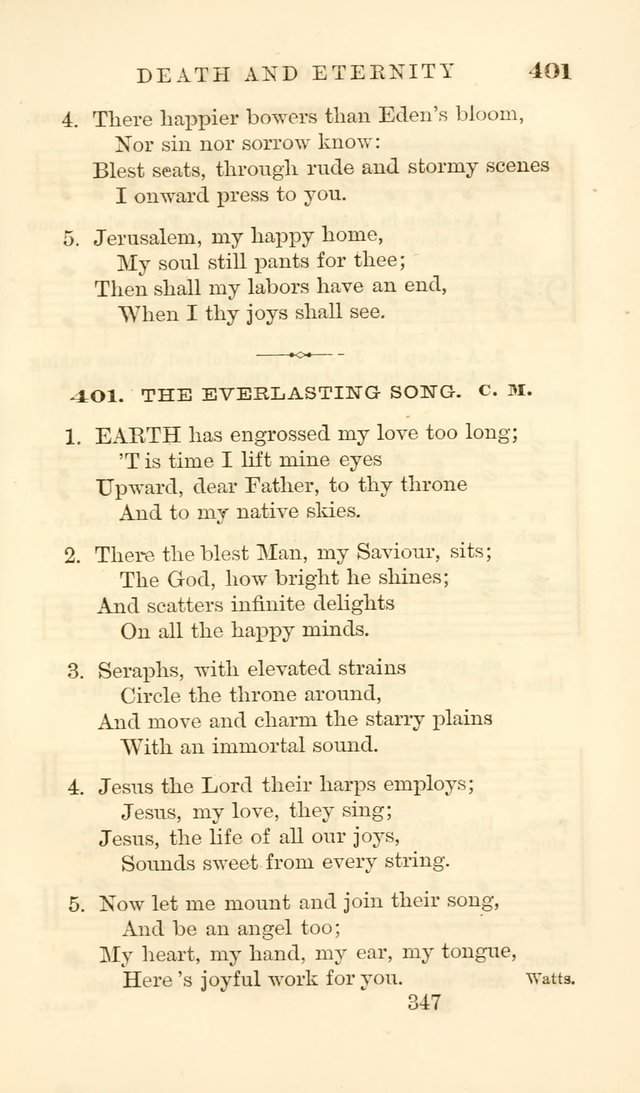 Songs of Zion Enlarged: a manual of the best and most popular hymns and tunes, for social and private devotion page 356