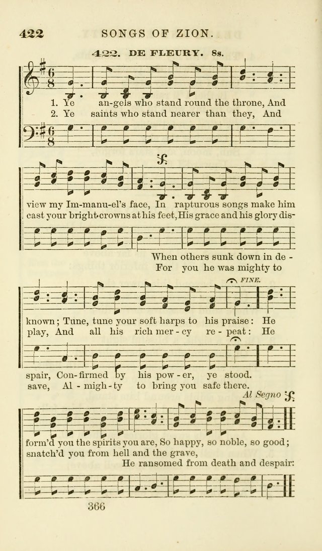 Songs of Zion Enlarged: a manual of the best and most popular hymns and tunes, for social and private devotion page 375