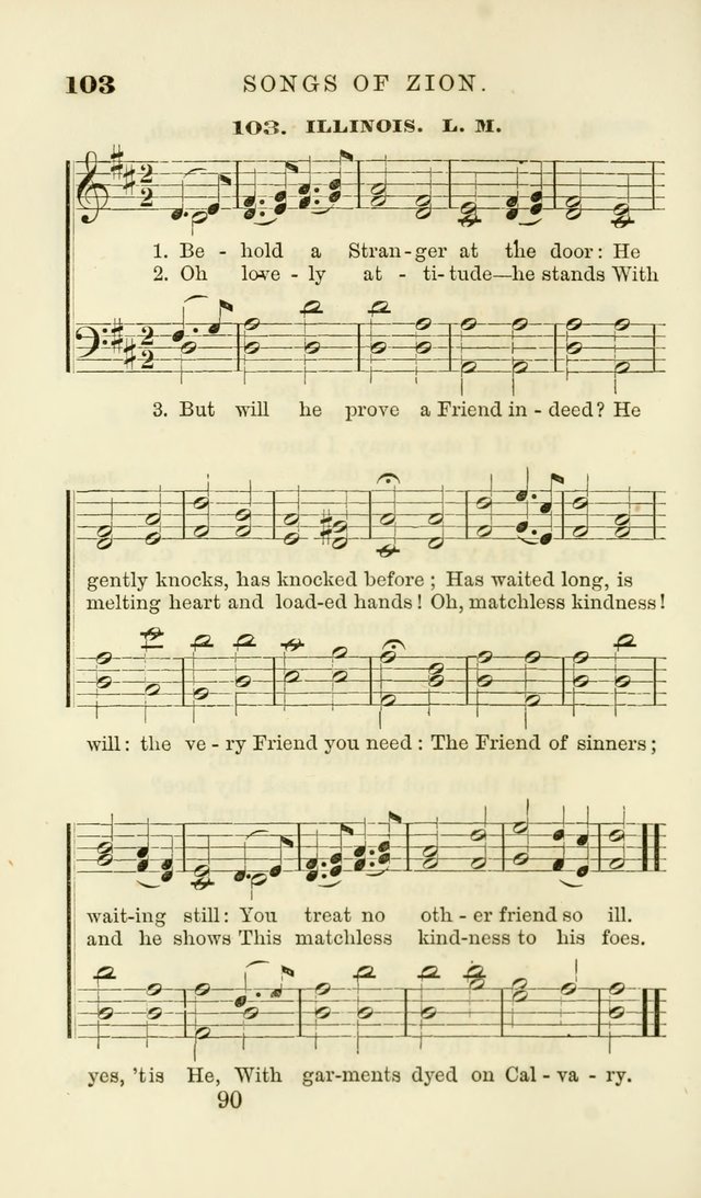 Songs of Zion Enlarged: a manual of the best and most popular hymns and tunes, for social and private devotion page 97