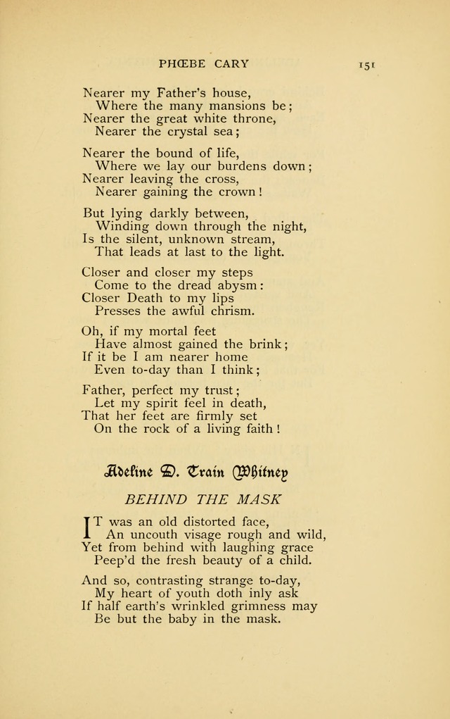 The Treasury of American Sacred Song with Notes Explanatory and Biographical page 152