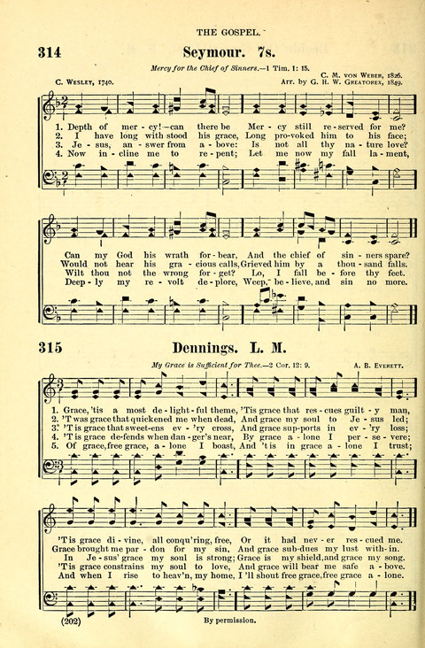 The Brethren Hymnal: A Collection of Psalms, Hymns and Spiritual Songs suited for Song Service in Christian Worship, for Church Service, Social Meetings and Sunday Schools page 200