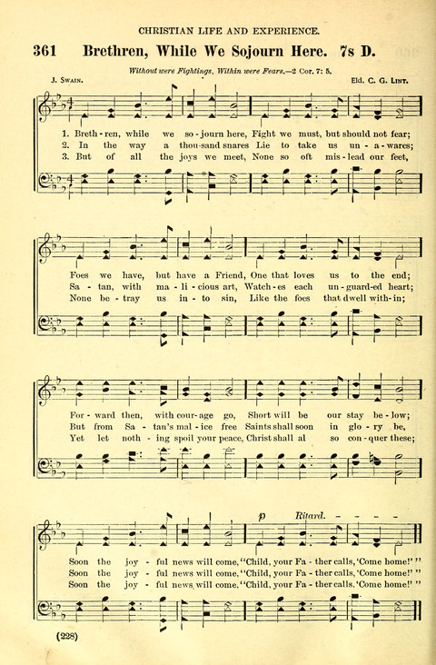 The Brethren Hymnal: A Collection of Psalms, Hymns and Spiritual Songs suited for Song Service in Christian Worship, for Church Service, Social Meetings and Sunday Schools page 226