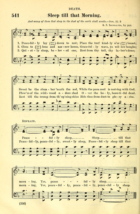 The Brethren Hymnal: A Collection of Psalms, Hymns and Spiritual Songs suited for Song Service in Christian Worship, for Church Service, Social Meetings and Sunday Schools page 334