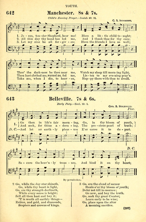 The Brethren Hymnal: A Collection of Psalms, Hymns and Spiritual Songs suited for Song Service in Christian Worship, for Church Service, Social Meetings and Sunday Schools page 395