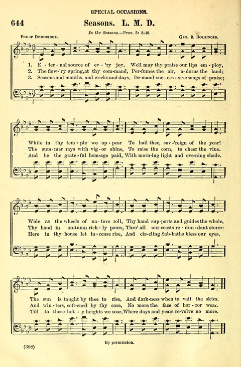 The Brethren Hymnal: A Collection of Psalms, Hymns and Spiritual Songs suited for Song Service in Christian Worship, for Church Service, Social Meetings and Sunday Schools page 396