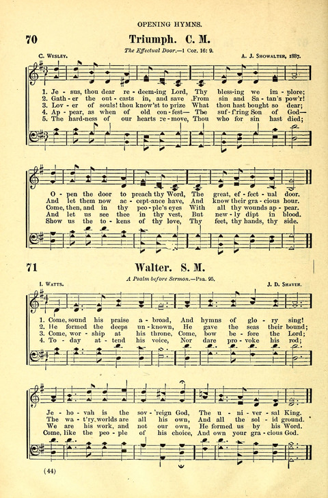 The Brethren Hymnal: A Collection of Psalms, Hymns and Spiritual Songs suited for Song Service in Christian Worship, for Church Service, Social Meetings and Sunday Schools page 40